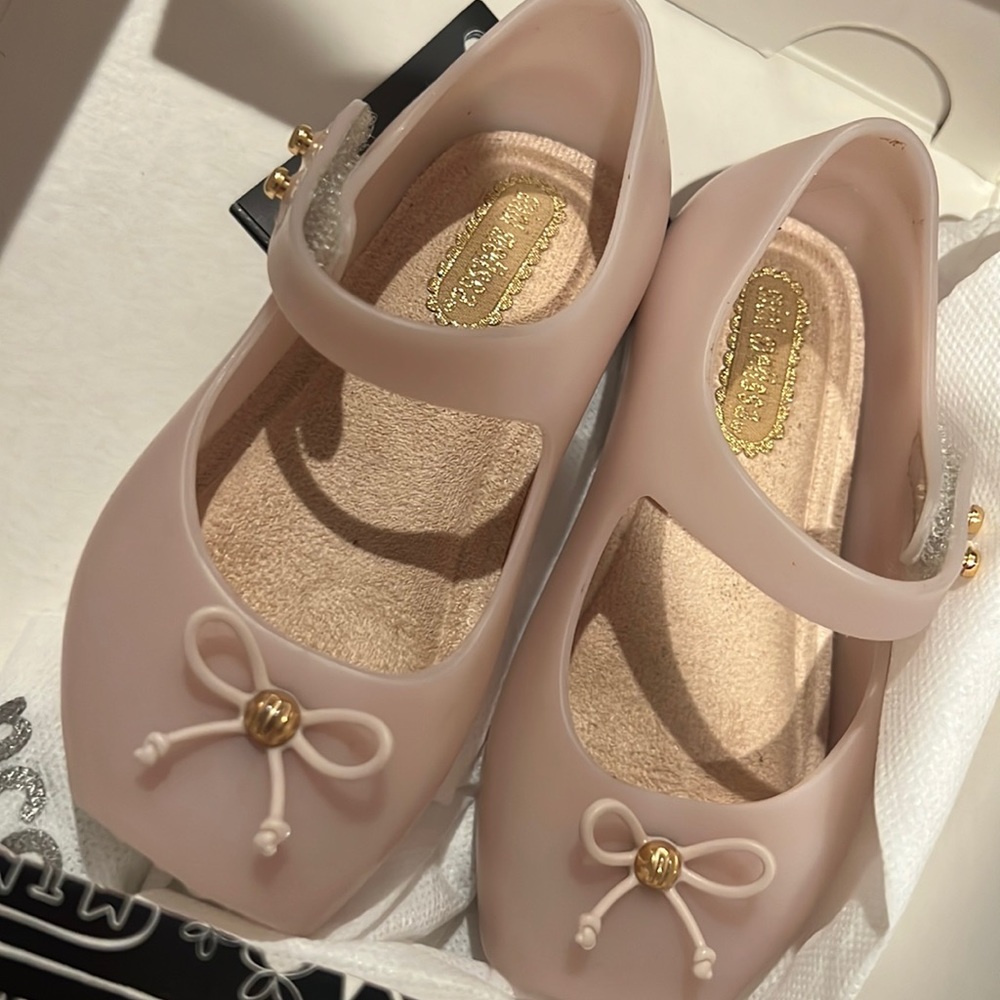 Mini Melissa ballet shoes